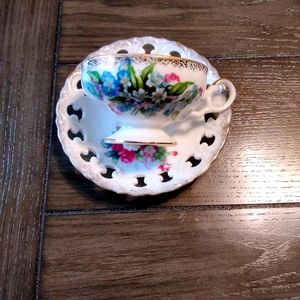 Vintage Porcelain Cup & Saucer